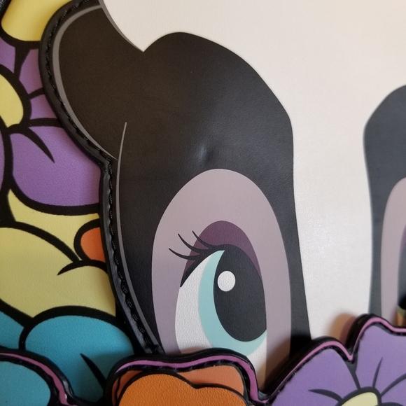 Loungefly Bambi Flower Floral Disney Mini Backpack Bag - Picture 16 of 16